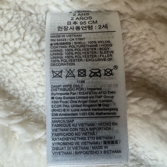 TWINS GAP Kids Gold Puffer Jacket set of 2 size 2yrs Gold puffer - Picture 11 of 13